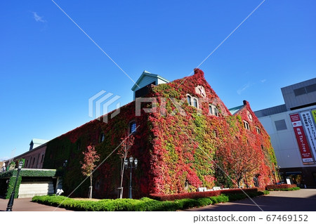 Autumn Sapporo Factory Brick Hall 67469152