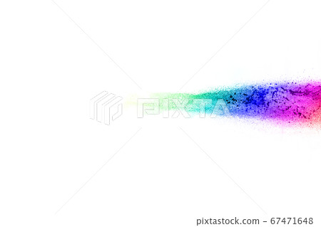 abstract powder splatted background. Colorful powder explosion on white background. Colored cloud. Colorful dust explode. Paint Holi. abstract powder splatted background. Colorful powder explosion on white background. Colored cloud. Colorful dust explode. Paint Holi. 67471648