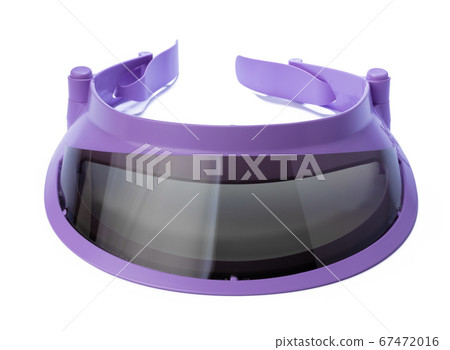 Medical face shield isolated on white background Medical face shield isolated on white background 67472016