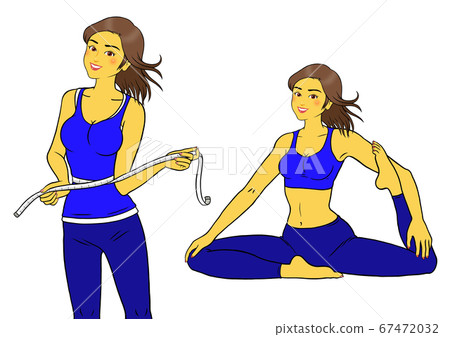 女人做瑜伽瑜伽2姿勢 女人做瑜伽瑜伽2姿勢 67472032