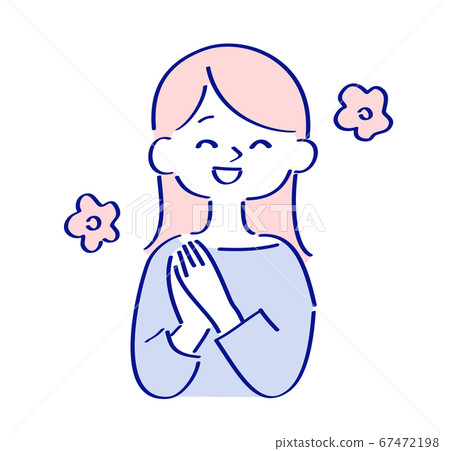 一個自信地微笑的女人 一個自信地微笑的女人 67472198