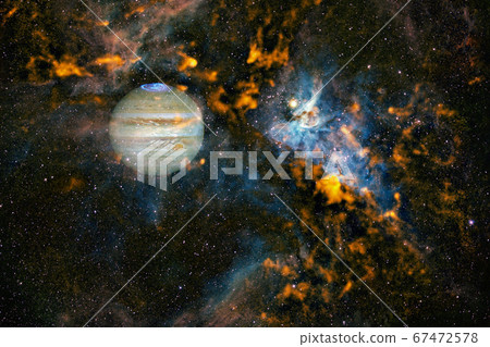 Jupiter. Solar system. Elements of this image furnished by NASA 67472578