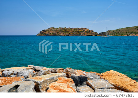 Island of Spinalonga, Crete, Greece 67472633