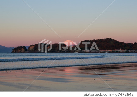 Kanagawa Prefecture, Kamakura, Mount Fuji, Zaimokuza Kanagawa Prefecture, Kamakura, Mount Fuji, Zaimokuza 67472642