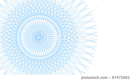 CG line A large number of star shapes that spread in a circle 67472662
