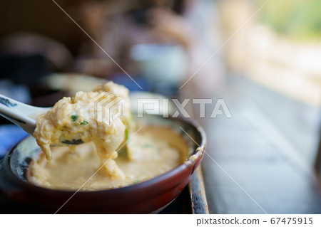 Raw Yuba Don, a specialty of Hakone 67475915