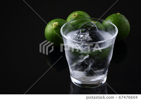 黑色背景上的南瓜燒酒 黑色背景上的南瓜燒酒 67476604