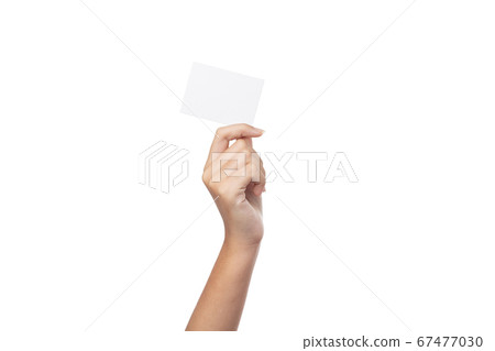 business woman hand holding mock up business card isolated on white background with clipping path business woman hand holding mock up business card isolated on white background with clipping path 67477030