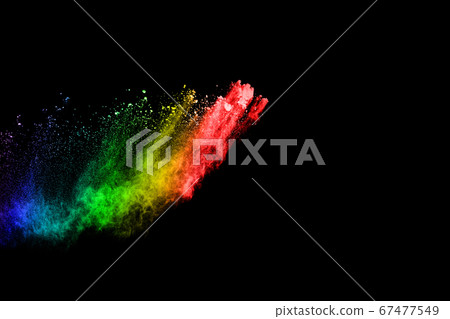 abstract colored dust explosion on a black background.abstract powder splatted background,Freeze motion of color powder exploding/throwing color powder, multicolored glitter texture. abstract colored dust explosion on a black background.abstract powder splatted background,Freeze motion of color powder exploding/throwing color powder, multicolored glitter texture. 67477549