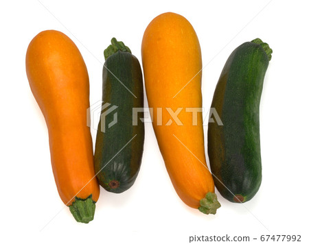 Fresh zucchini in closeup Fresh zucchini in closeup 67477992