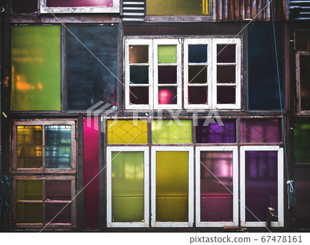 antique mix old wood with color window exterior antique mix old wood with color window exterior 67478161