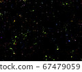 Abstract black background with colored spots. 67479059