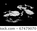 white clouds on black background 67479070