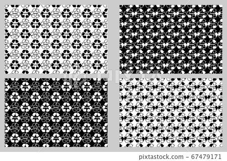 Zero waste - vector background 67479171