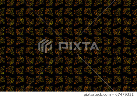 Ivy leaf vector pattern Ivy leaf vector pattern 67479331