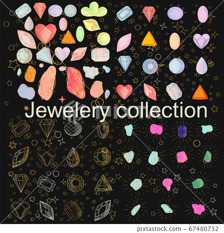 Minerals, Crystals, Gems, and Diamonds Isolated Minerals, Crystals, Gems, and Diamonds Isolated 67480732