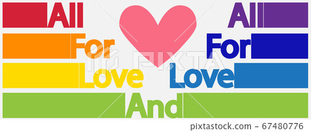 LGBT concept, motivating phrase in the colors of LGBT concept, motivating phrase in the colors of 67480776