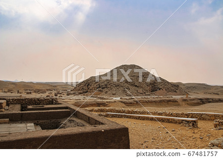 Ancient ruins near the Joseph Pyramid, the first Ancient ruins near the Joseph Pyramid, the first 67481757