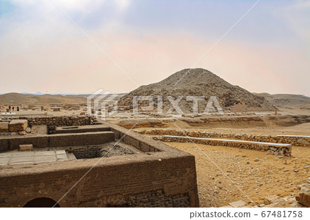 Ancient ruins near the Joseph Pyramid, the first Ancient ruins near the Joseph Pyramid, the first 67481758