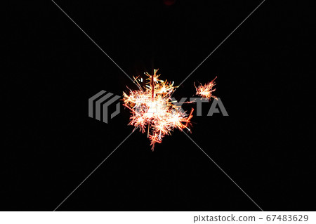 Summer with sparkler 67483629