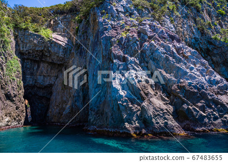 （靜岡縣）從船上看到的西伊豆/千日野遊輪海岸線/ Sennikumon 67483655