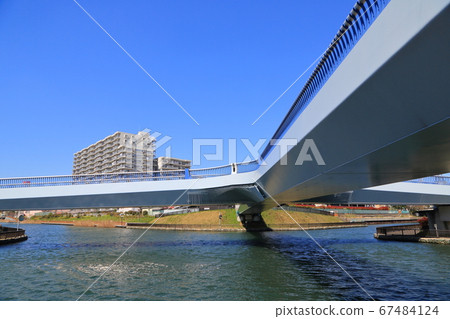 Onagigawa Clover Bridge, a sightseeing spot in Koto Ward Onagigawa Clover Bridge, a sightseeing spot in Koto Ward 67484124
