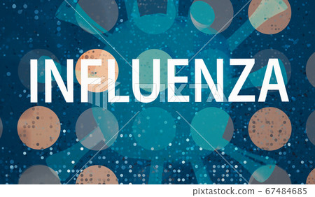 Influenza theme with abstract dots background Influenza theme with abstract dots background 67484685