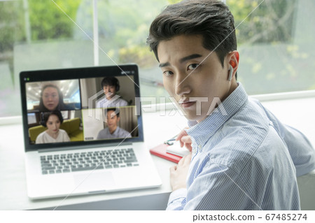商務，視頻會議，人 67485274