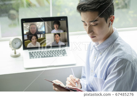 商務,視頻會議,人 商務,視頻會議,人 67485276