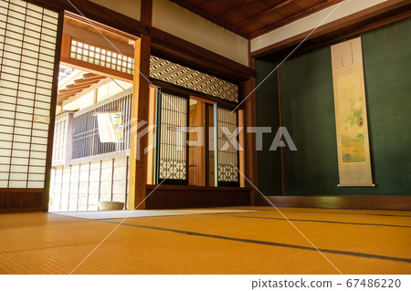 Floor of old folk house 67486220