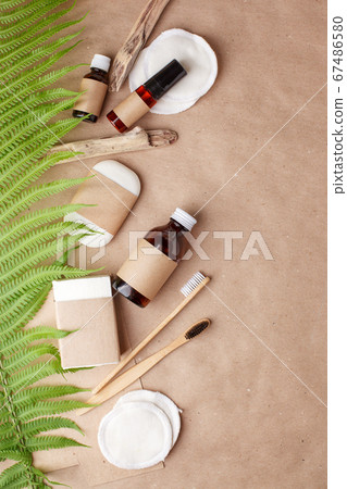 Zero waste bathroom accessories, natural bamboo Zero waste bathroom accessories, natural bamboo 67486580
