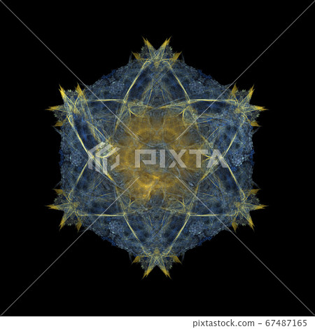 colorfully abstract fractal image 67487165