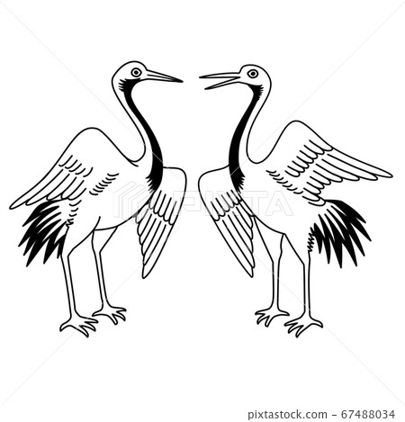 Mr. Naraha, a standing crane Mr. Naraha, a standing crane 67488034