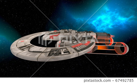 太空飛船 插圖素材 圖庫