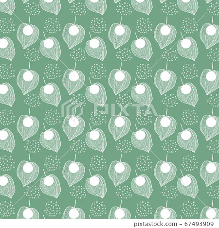 細月的無縫花紋素材 細月的無縫花紋素材 67493909