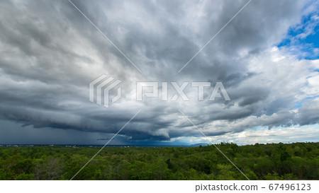 .thunder storm sky Rain clouds .thunder storm sky Rain clouds 67496123