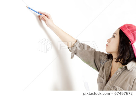 女人畫壁畫 67497672