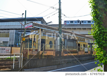 Kumano-mae Station Toden and Toneri Liner Kumano-mae Station Toden and Toneri Liner 67497919