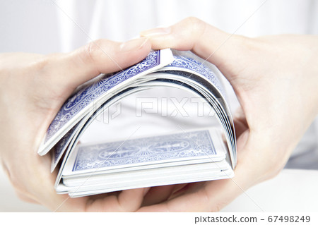 Hand cutting cards 67498249