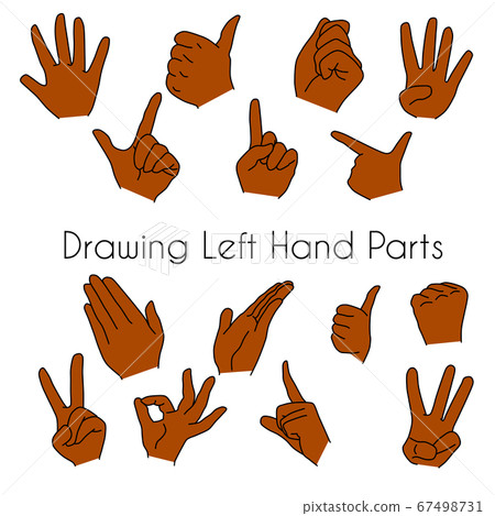 手寫風格手身體部位套 67498731