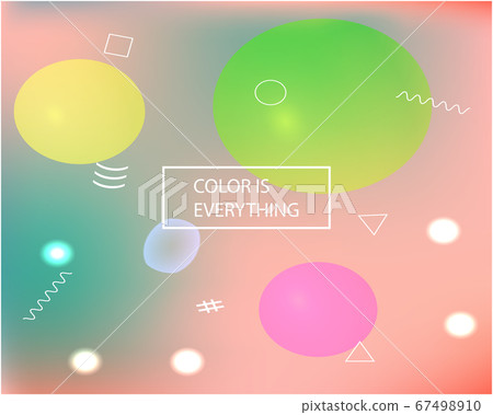 Inspiring colorful gradient background. 67498910