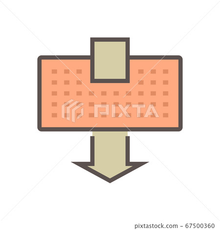 Air conditioner control vector icon design, 67500360
