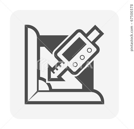 welding test icon welding test icon 67500378