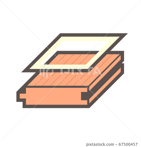 Wood floor and material vector icon design on 67500457