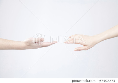 Men and women reaching Men and women reaching 67502273