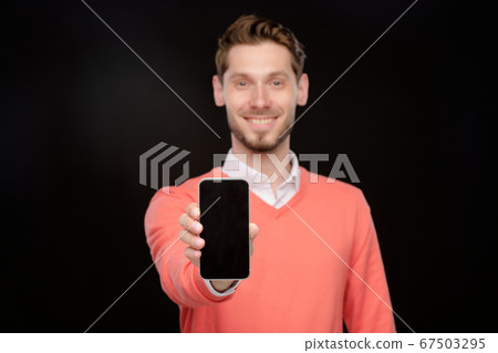 Presenting new smartphone Presenting new smartphone 67503295
