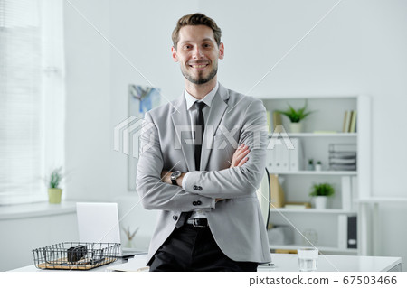 Portrait of smiling young businessman Portrait of smiling young businessman 67503466