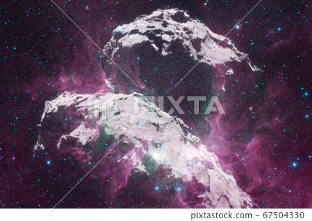 Comet 67P Churyumov-Gerasimenko. Elements of this image furnished by NASA Comet 67P Churyumov-Gerasimenko. Elements of this image furnished by NASA 67504330