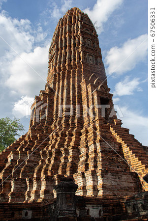 Stupa at  ayutthaya Historical Park Thailand 67506331