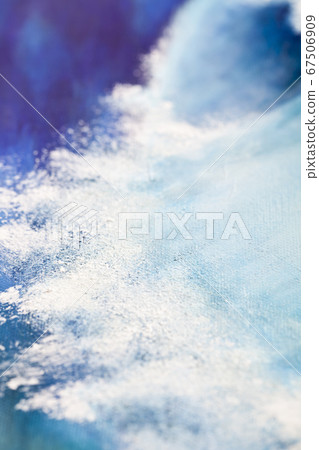 Original oil painting showing waves in ocean or 67506909